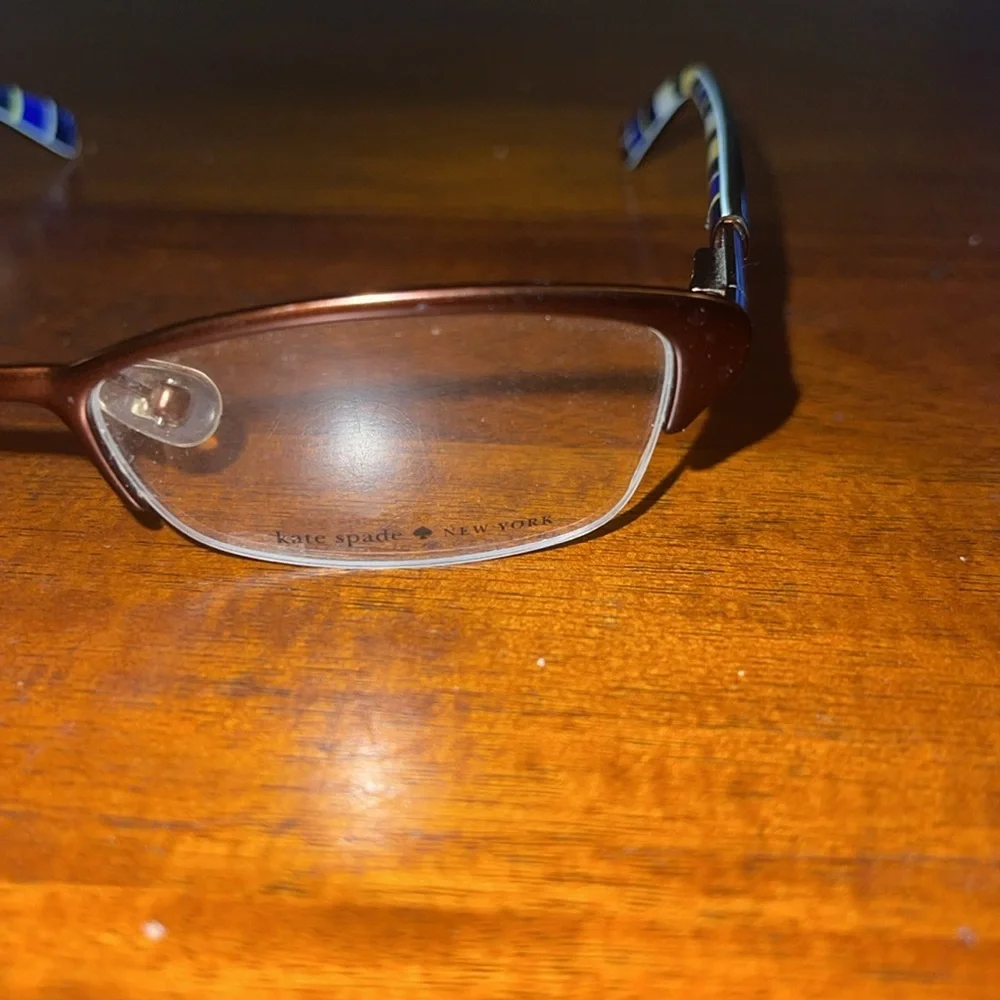 Kate Spade Eyeglasses Almira 0X52 Brown Tortoise Half Rim Frame 50[]17 140. NWOT
